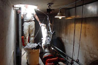 Wet Tap in a vault